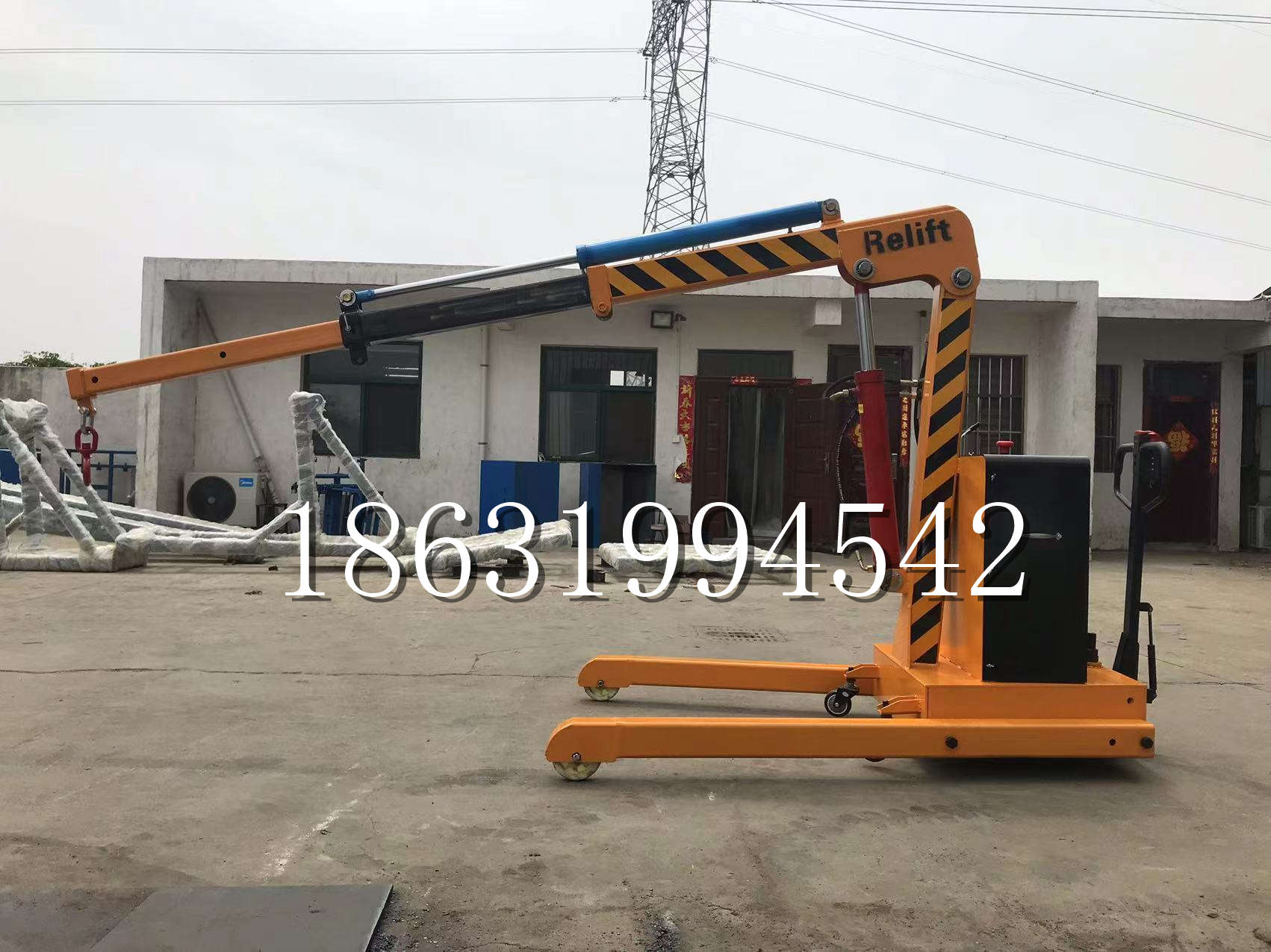 沈北新区久征定做3吨三轮随车吊 农用园林绿化移树吊 平板工程用小吊机